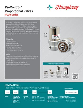 ProControl PC30 Series
