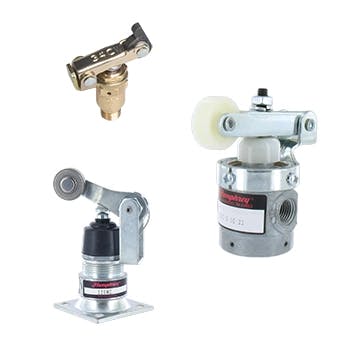 roller cam operated valves