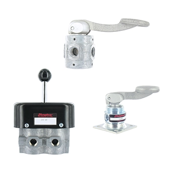 Lever operated valves