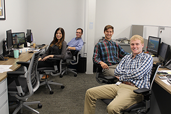 Western students smiling