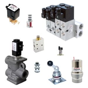 A grouping of different humphrey valves, displayed in a photo montage.