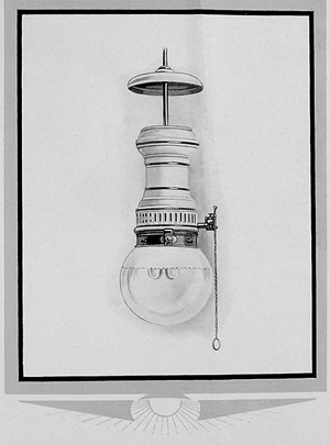 Vintage Humphrey gas lamp
